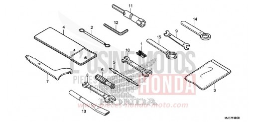 OUTIL CBR650FAJ de 2018